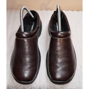 Merrell Men's Size 7 Encore Gust 2 Leather Moccasin Slip-On Clogs in Espresso